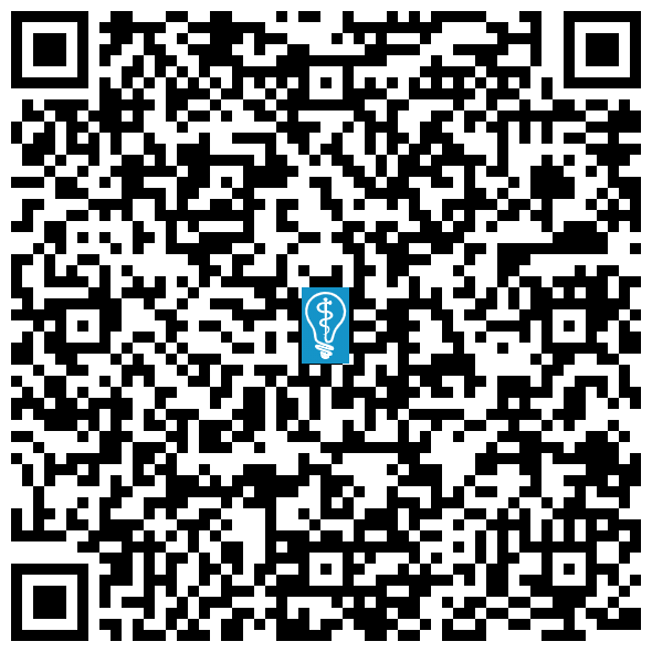 QR code image to open directions to Dino Dental in Port Saint Lucie, FL on mobile